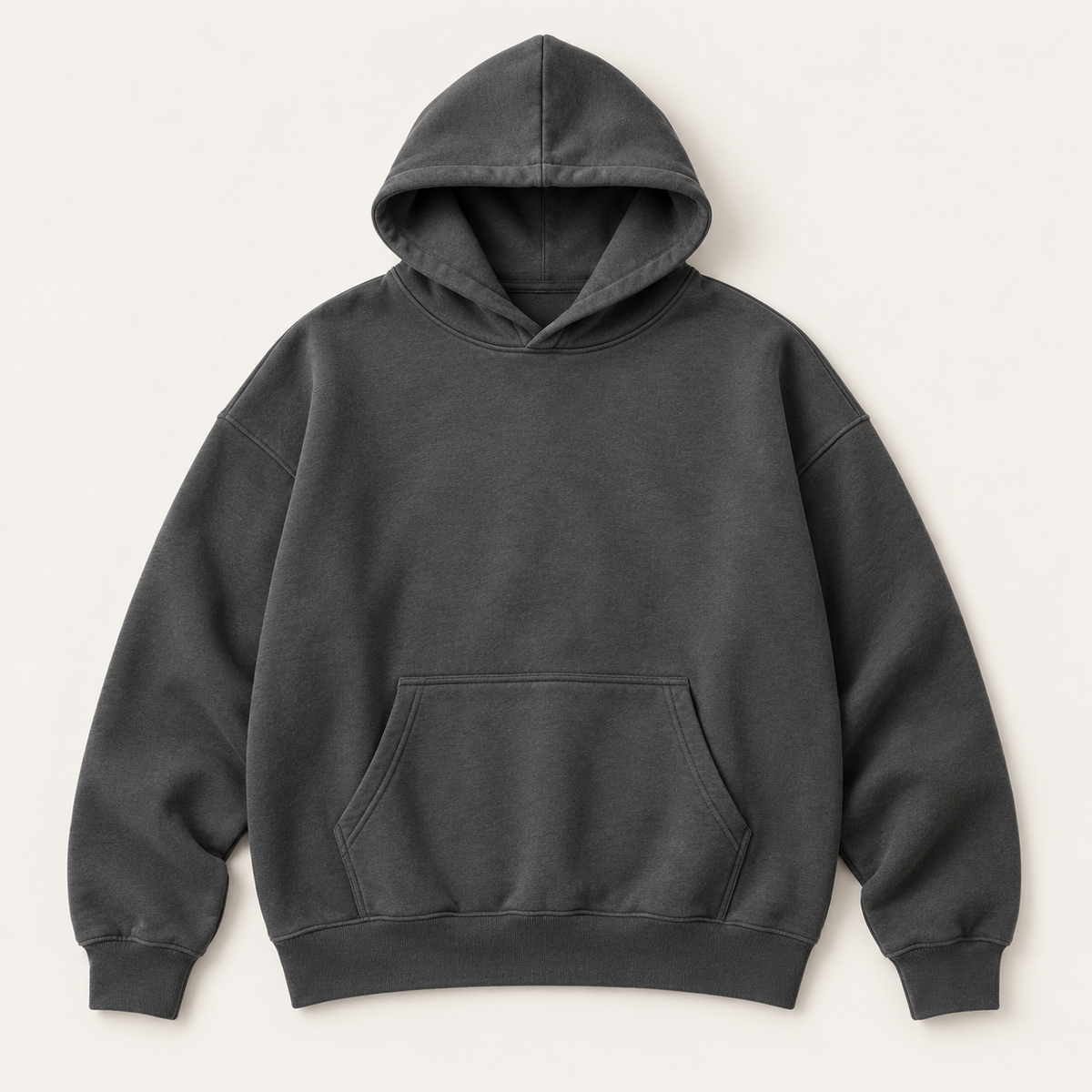 COMMON FORM Essential Hoodie in Charcoal