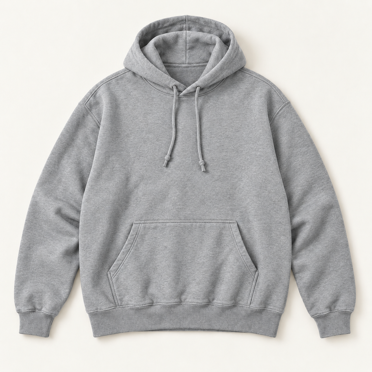 COMMON FORM Relaxed Hoodie in Heather Grey