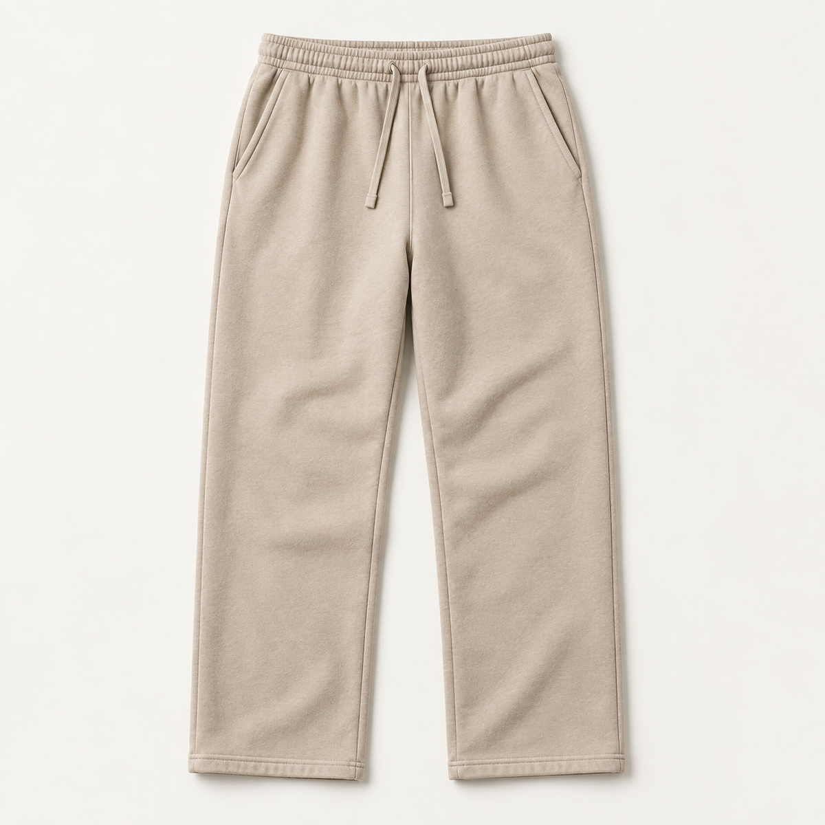 COMMON FORM Straight Trackpants in Stone