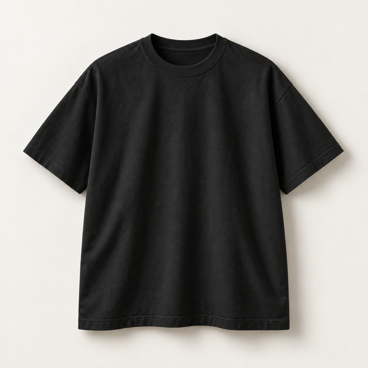 COMMON FORM Heavyweight Tee in Black