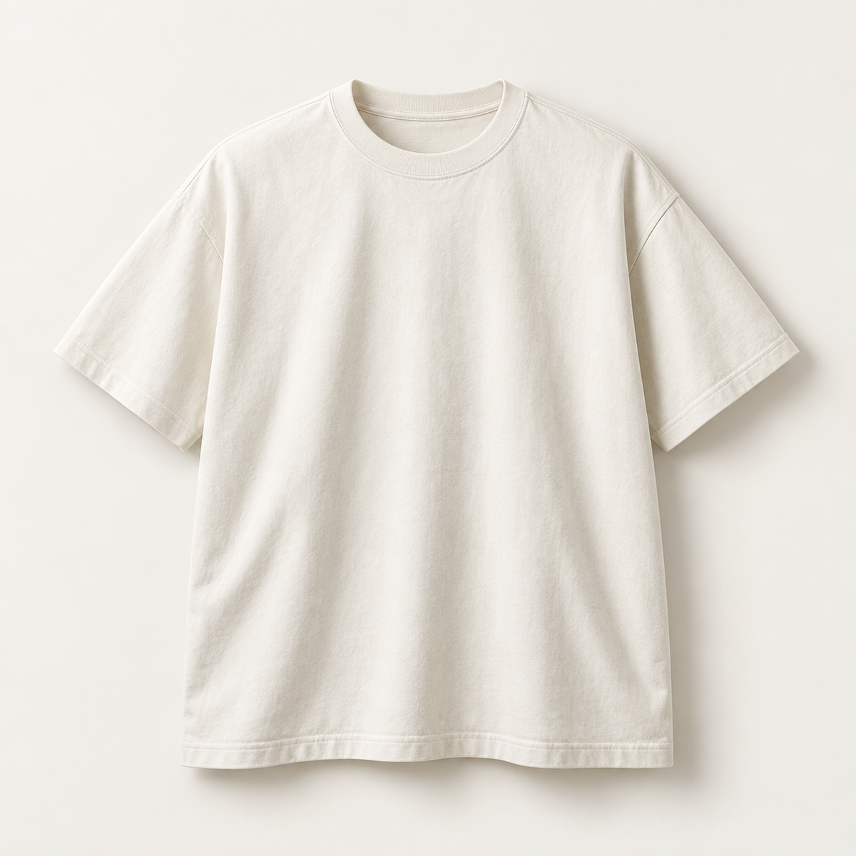 COMMON FORM Heavyweight Tee in Cream