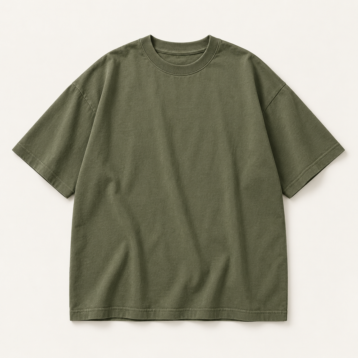 COMMON FORM Oversized Tee in Olive